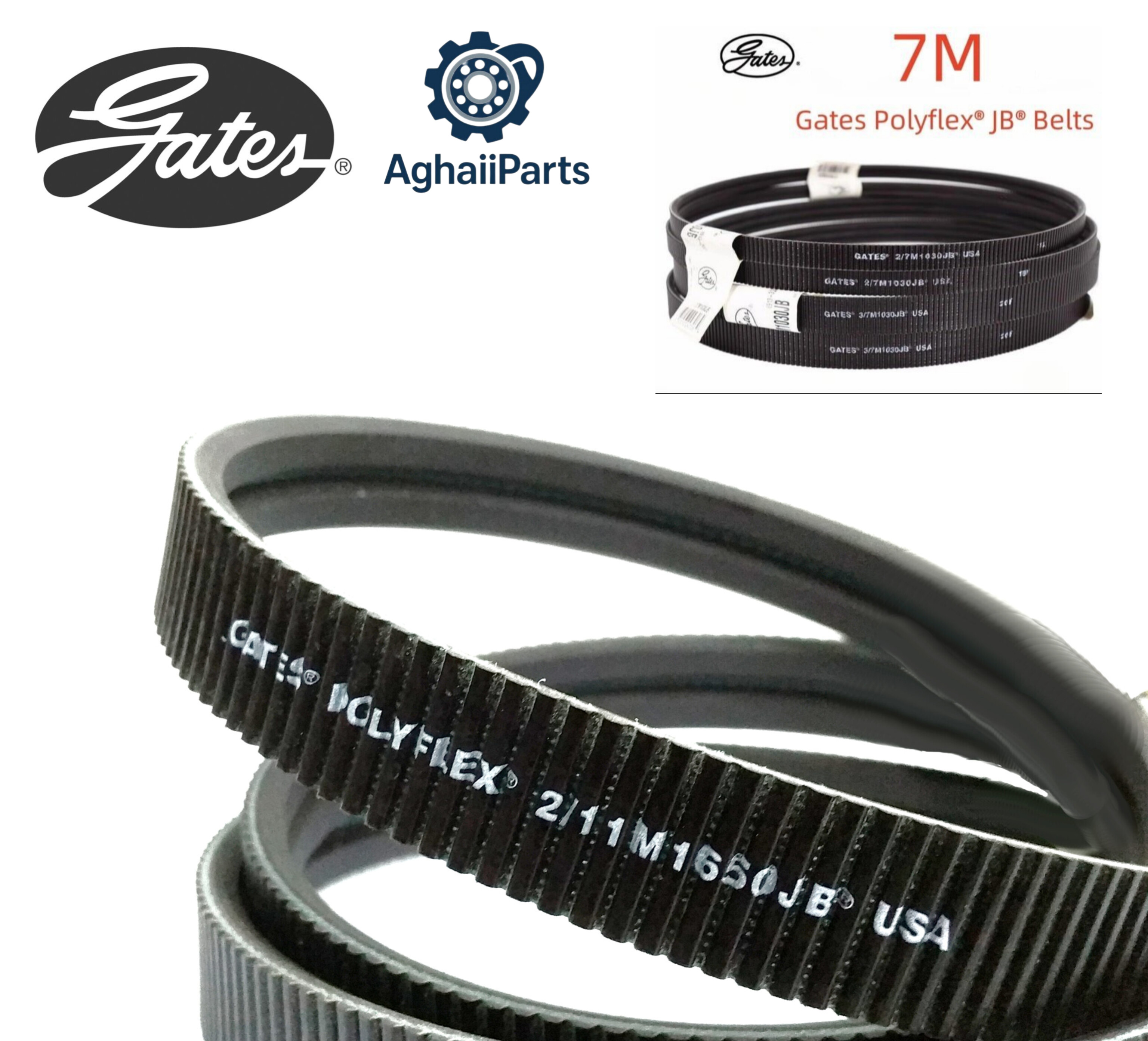 تسمه 3 خط صنعتی  3/5M 690 POLYFLEX JB