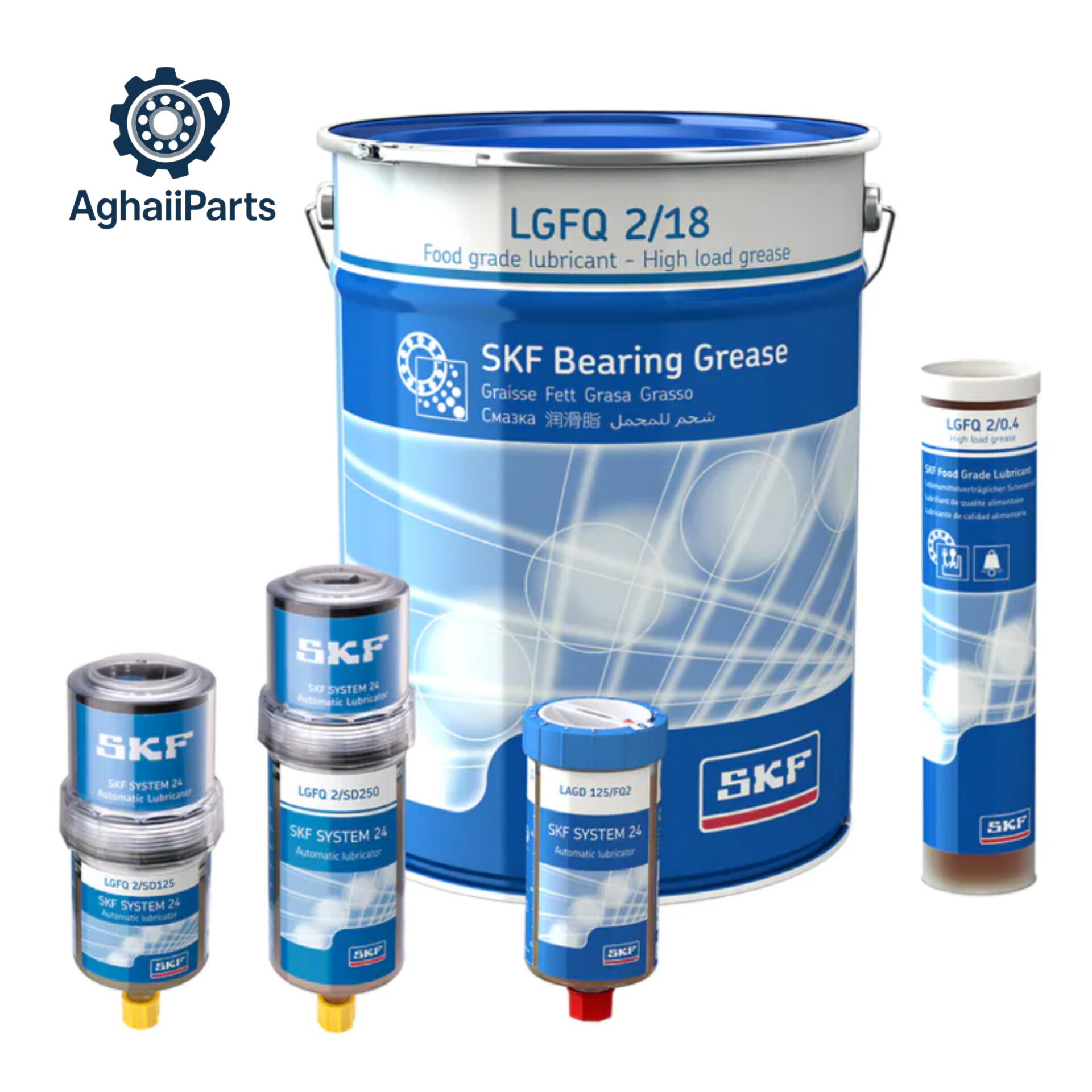 گریس اس کا اف اصل 18 / SKF Bearing Grease LGFQ 2