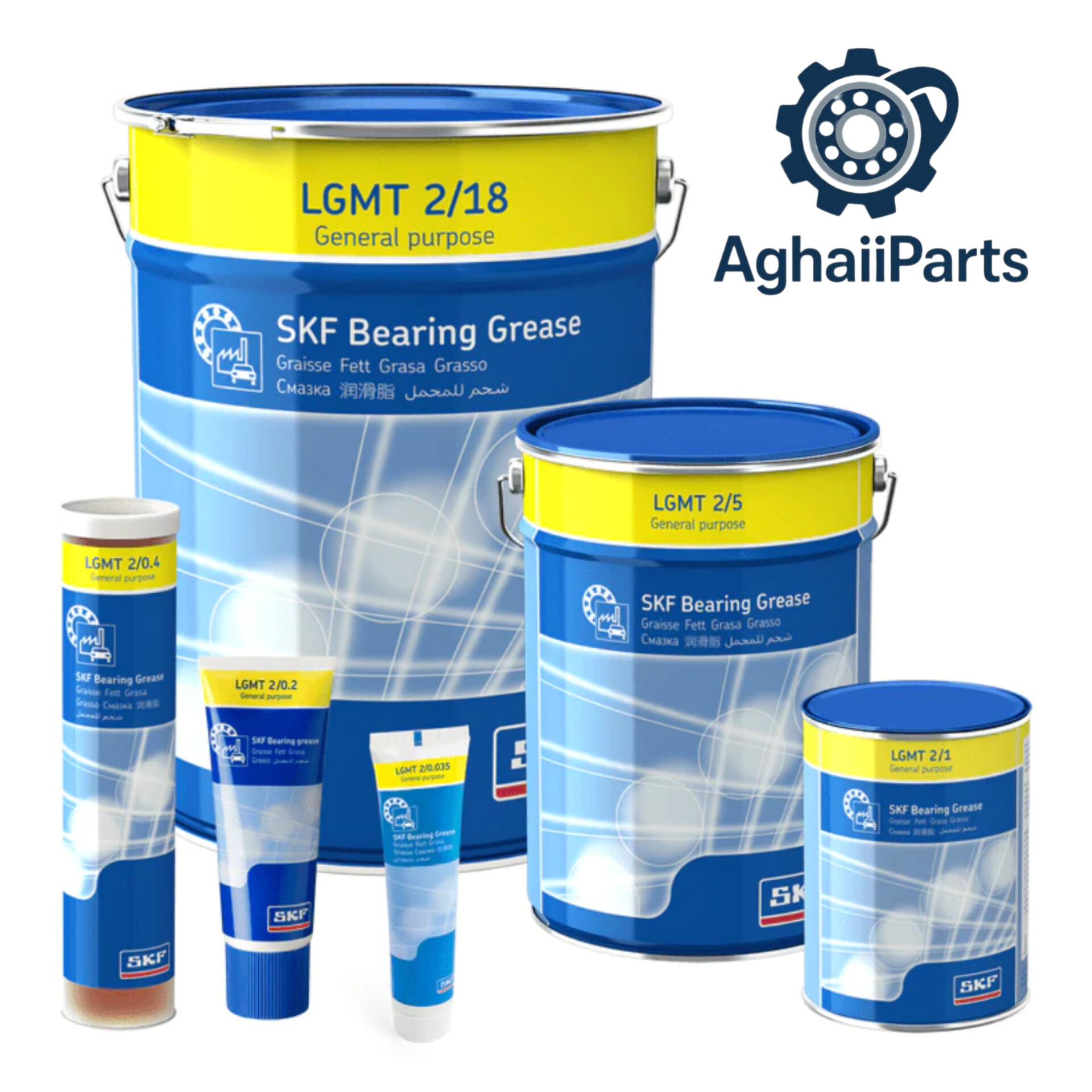 گریس اس کا اف اصل 18 / SKF Bearing Grease LGMT 2