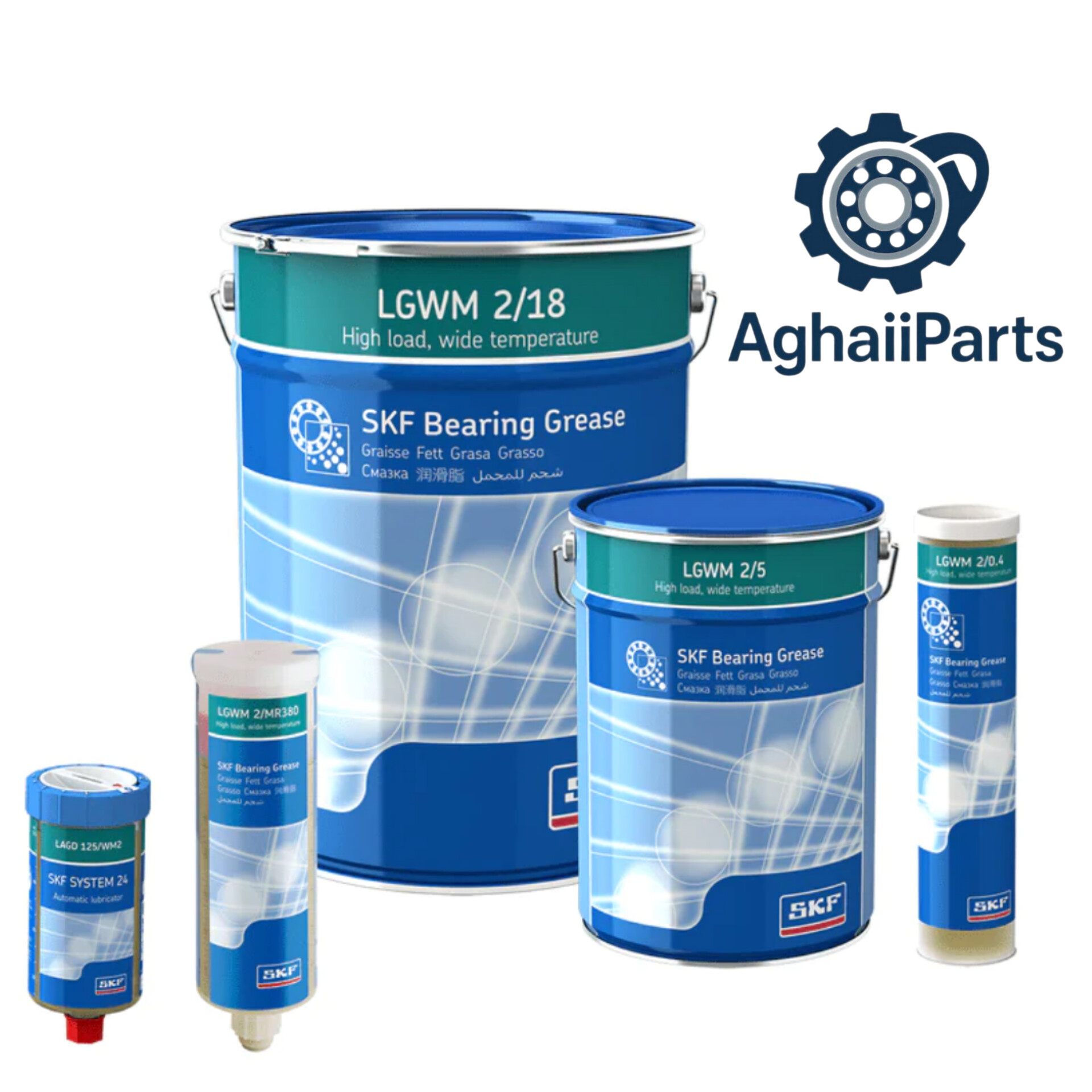 گریس اس کا اف  18/SKF Bearing Grease LGWM 2