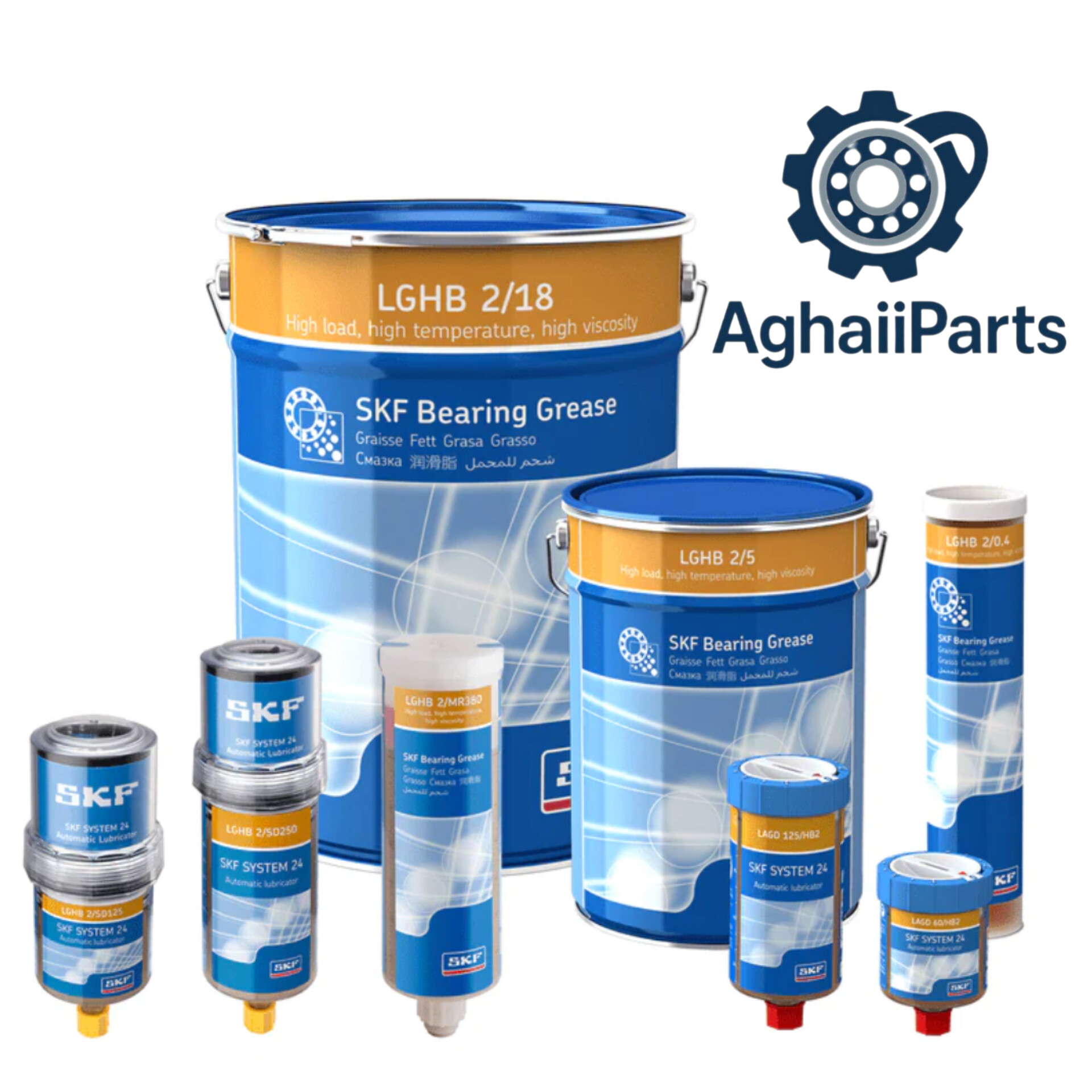 گریس اس کا اف 18/SKF Bearing Grease LGHB 2