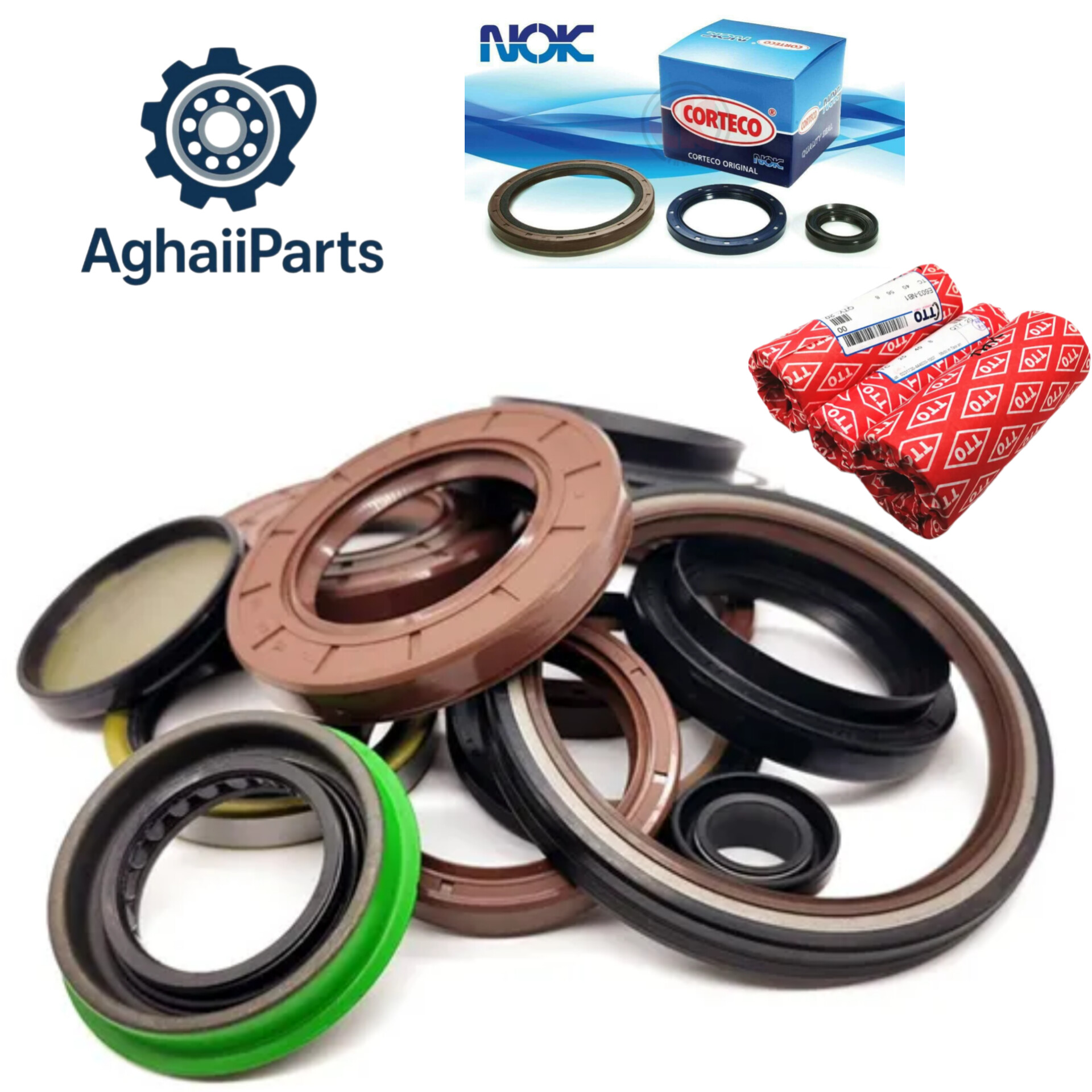 کاسه نمد صنعتی Industrial Oil Seal 80 x 100 x 10